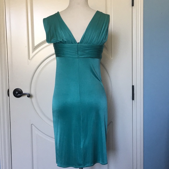 BCBG Max Azria turquoise dress - Picture 3 of 8